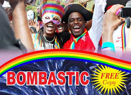 The cover of the first issue of Bombastic