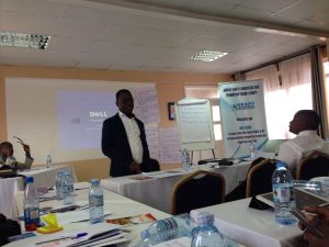 Dr. Frank Mugisha from SMUG addresses participants