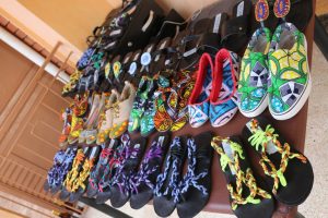 The beautifully recycled shoes